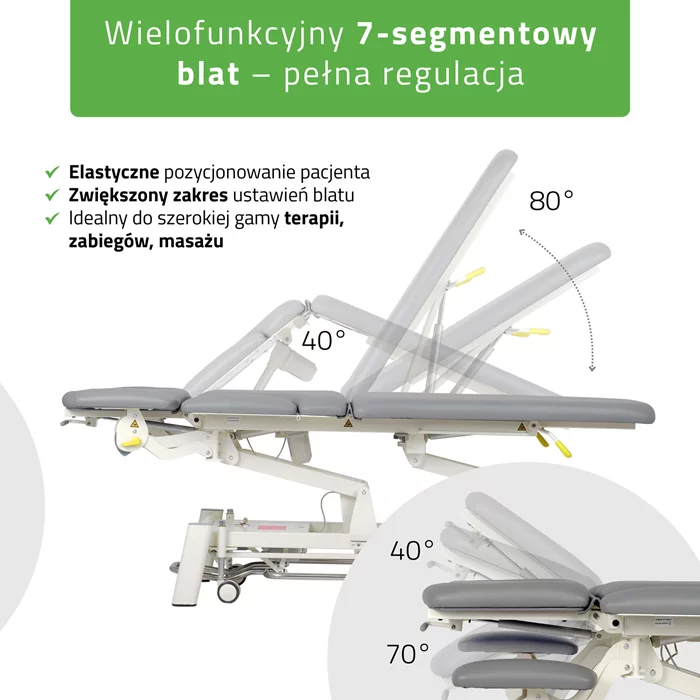 Stół rehabilitacyjny elektryczny - PROXIMA X7