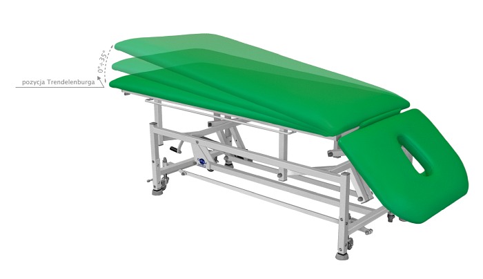 Stół rehabilitacyjny do drenażu ułożeniowego SR-3 Tech-Med