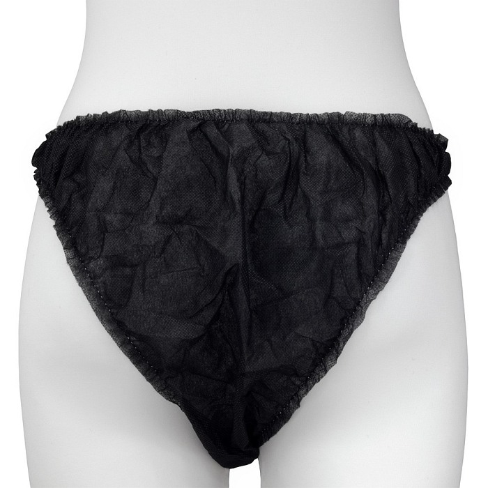 Majtki do masażu - unisex - czarne (10 sztuk)