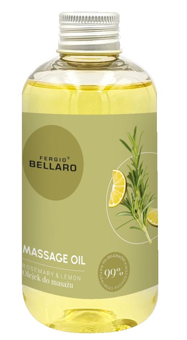 Olejek do masażu: Fergio Bellaro - Rosemary & Lemon (200 ml.)