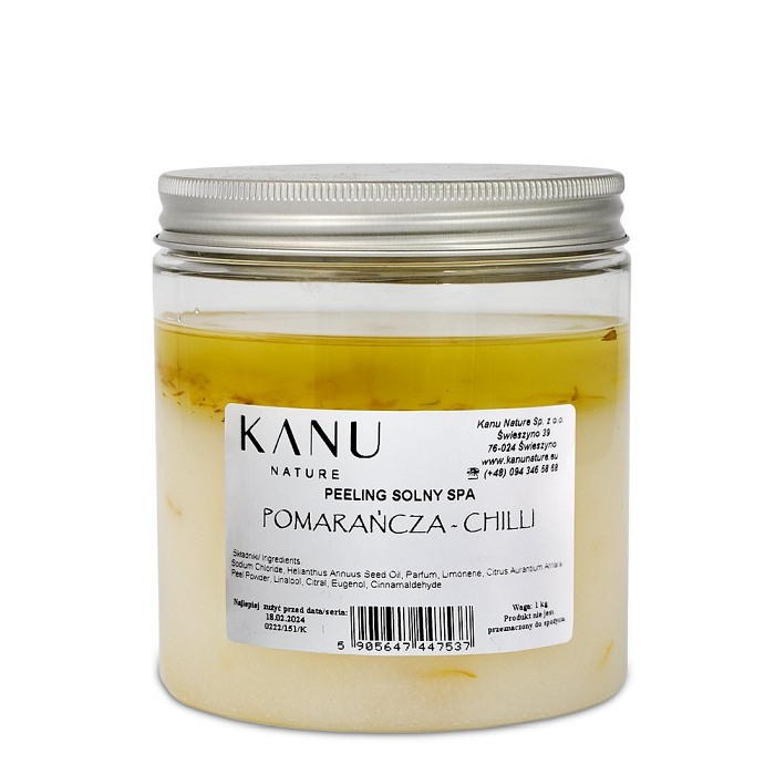 Peeling do ciała KANU - Pomarańcza z Chilli (1 kg) 