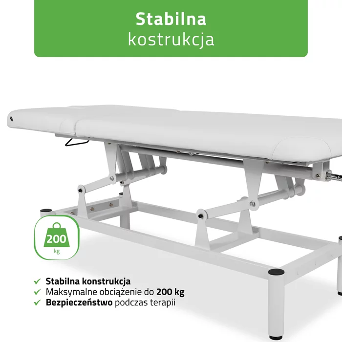 Stacjonarny stół do masażu - VIGO 2 (biały)