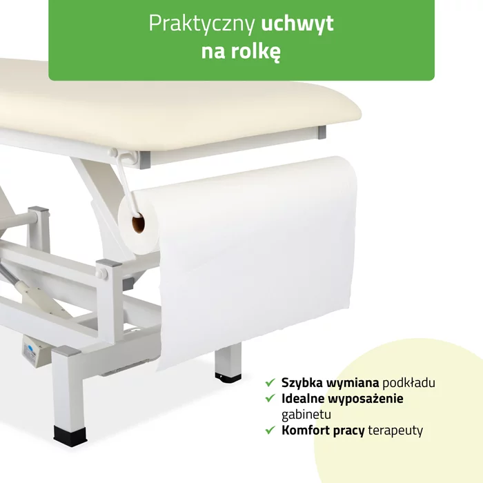 Stół FORTIS 1 (z pilotem / beżowo - biały)