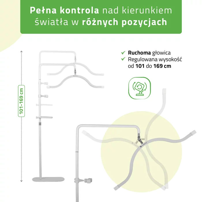 Lampa do gabinetu kosmetycznego VENA - biała