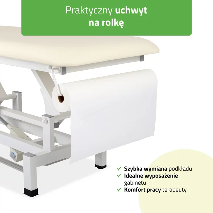Stół FORTIS 1 (z ramą sterującą/beżowo-biały)
