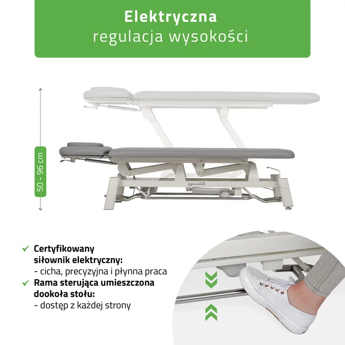 Elektryczny stół do masażu - PROXIMA V2 ERGO
