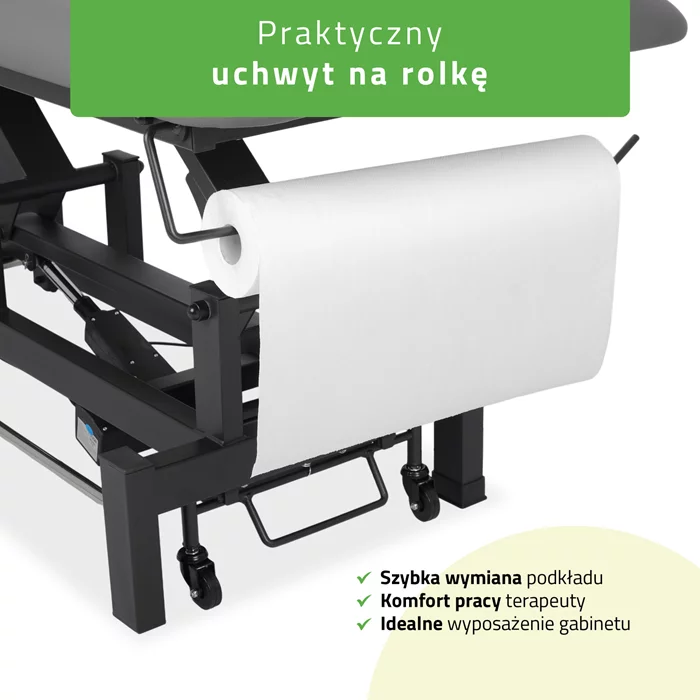 Stół FORTIS 5 ERGO rama sterująca/szaroczarny