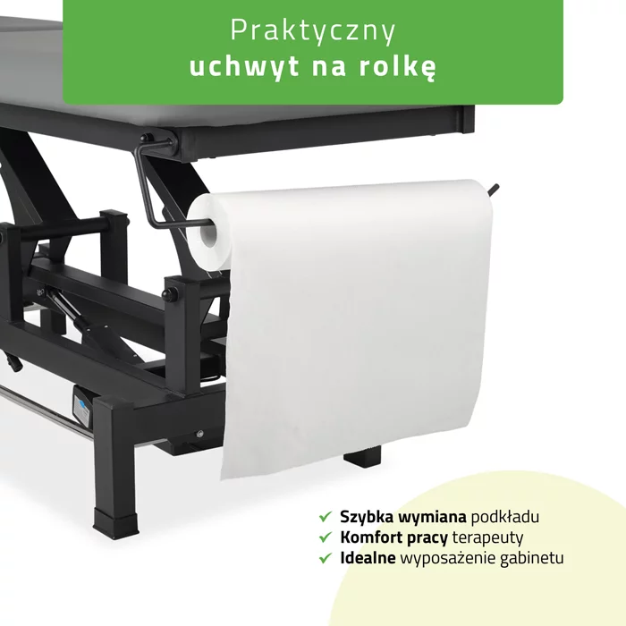 Stół FORTIS 2 (z ramą sterującą/szaro-czarny)