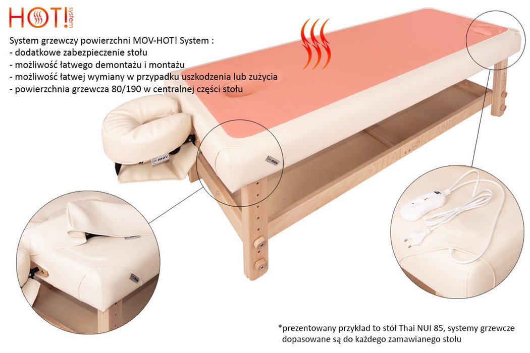 Stół do masażu MOV - Selene P HOT!