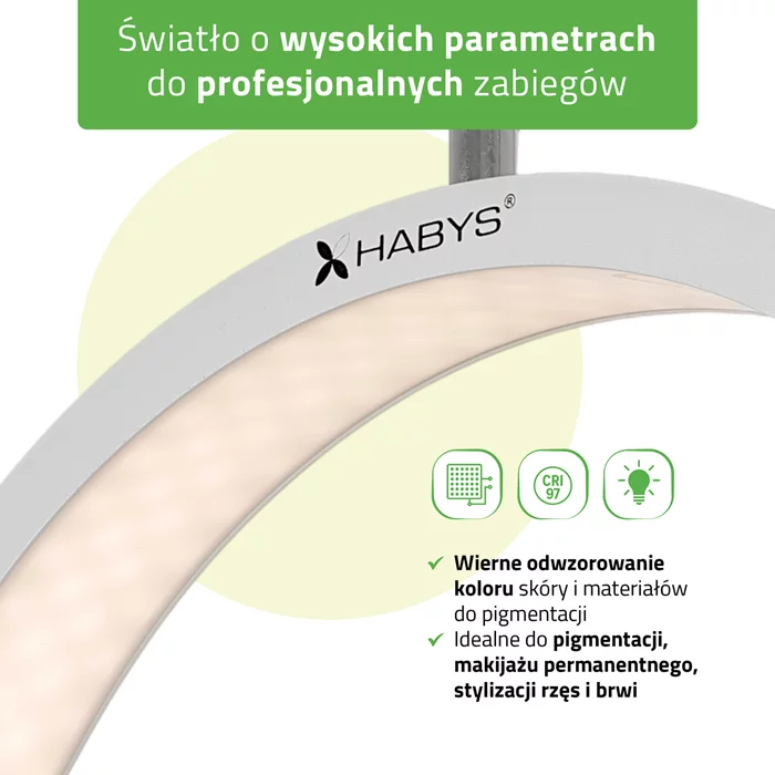 Lampa do gabinetu kosmetycznego VENA - biała