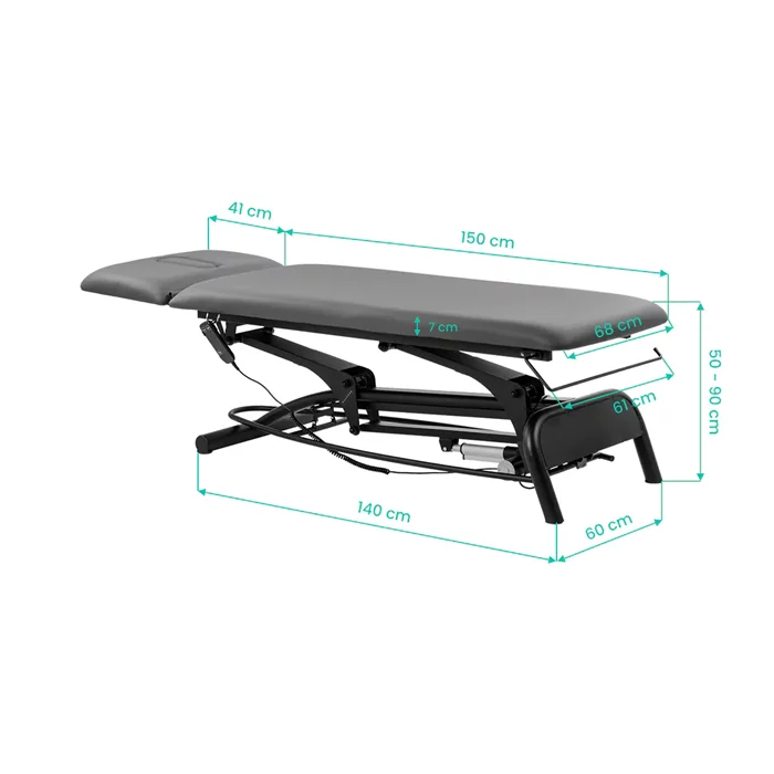 Stół rehabilitacyjny Balance Novus 2 - wymiary