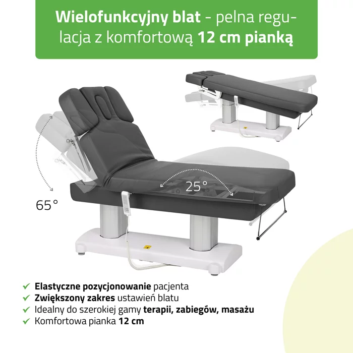 Łóżko do masażu elektryczne - Gemini Flex