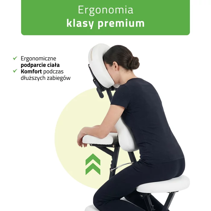 Krzesło do masażu - Flexo (białe)