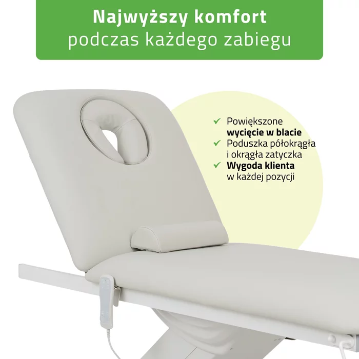 Łóżko kosmetyczne Camilla ERGO 2 (szare)