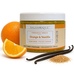 Peeling cukrowy - pomarańcza z wanilią - 450g