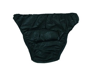Majtki do masażu - unisex - czarne (10 sztuk)