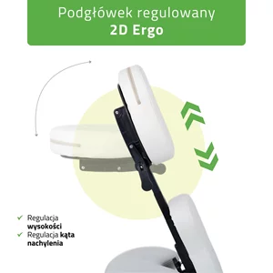 Krzesło do masażu - Flexo (białe)