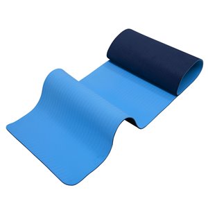 Mata do jogi TPE 6mm, niebiesko-granatowa