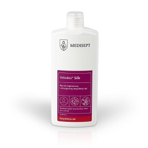 Płyn do dezynfekcji rąk: Velodes Silk (500ml)