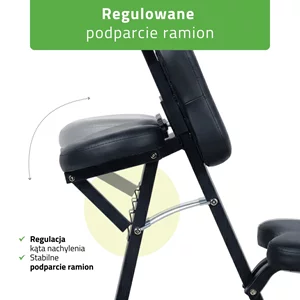Krzesło do masażu - Flexo (czarne)