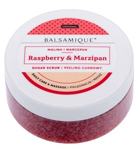 Peeling cukrowy - MALINA I MARCEPAN (80 g)