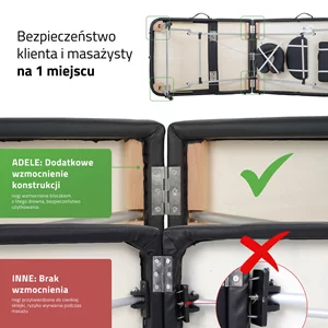 Stół Aveno Life - ADELE (60 cm) - czarny