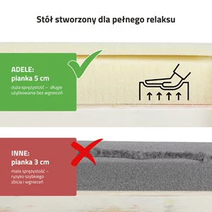 Stół Aveno Life - ADELE (70 cm) - czarny