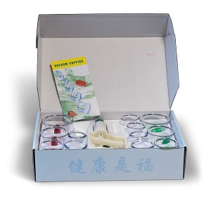 Bańki próżniowe z pompką i magnesami - komplet: 12 sztuk