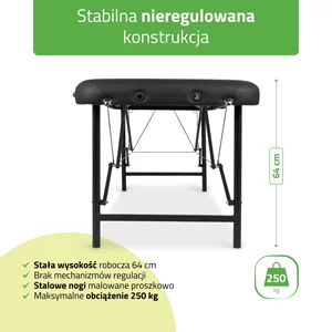 Stół rehabilitacyjny składany - RICO (60 cm)
