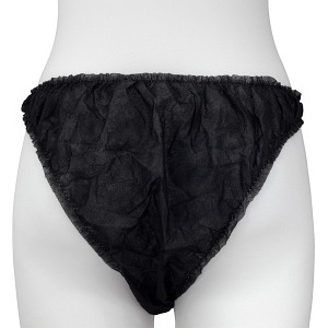 Majtki do masażu - unisex - czarne (10 sztuk)