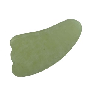 Jadeitowa płytka Gua Sha w kształcie muszelki