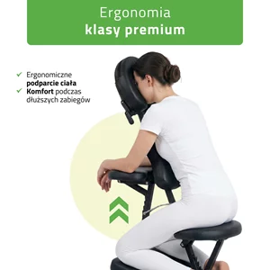 Krzesło do masażu - Flexo (czarne)