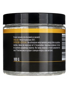 Mentol Krystaliczny - Kryształki do sauny lub do kąpieli (100 g.)