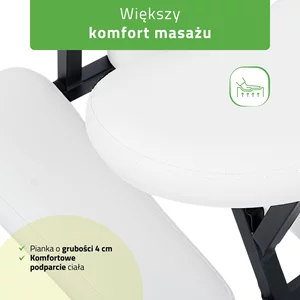 Krzesło do masażu - Flexo (białe)