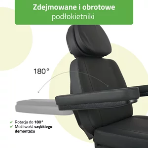 Fotel podgrzewany Luxoria PRO 5 - czarny