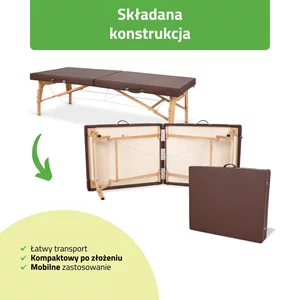 Składany stół do masażu tajskiego NIRO 80 cm