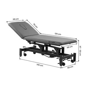 Stół rehabilitacyjny Balance Solidum 5 - wymiary