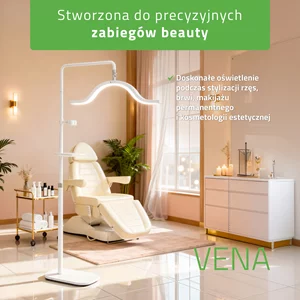 Lampa do gabinetu kosmetycznego VENA - biała