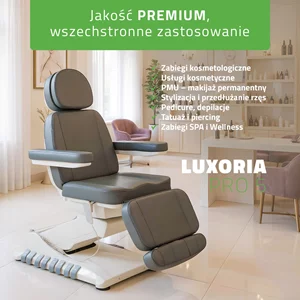 Fotel podgrzewany Luxoria PRO 5 - szary