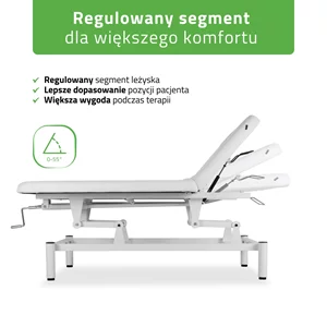 Stacjonarny stół do masażu - VIGO 2 (biały)