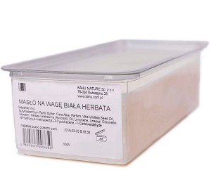 Masło do masażu BIAŁA HERBATA (800g) - Kanu