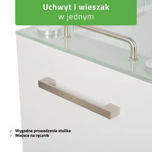 Stolik kosmetyczny na kółkach z szufladami