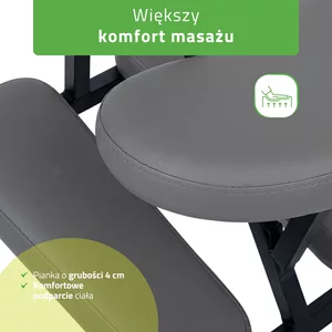 Krzesło do masażu - Flexo (szare)