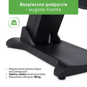 Fotel kosmetyczny Selia PRO 4 - czarny