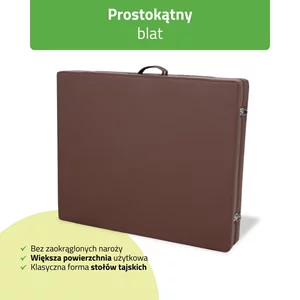Składany stół do masażu tajskiego NIRO 80 cm