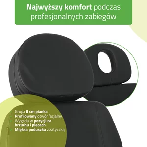 Fotel podgrzewany Luxoria PRO 5 - czarny