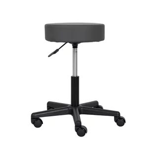 Taboret kosmetyczny na kółkach - TIMO - szary