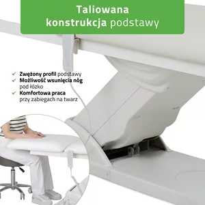 Łóżko kosmetyczne Camilla ERGO 2 (szare)
