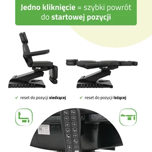 Fotel podgrzewany Luxoria PRO 5 - czarny