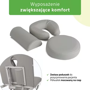 Łóżko zabiegowe - Estella ERGO 2 (szare)